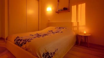 1 bedroom, iron/ironing board, travel crib, free WiFi