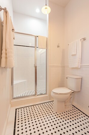 Towels, soap, toilet paper