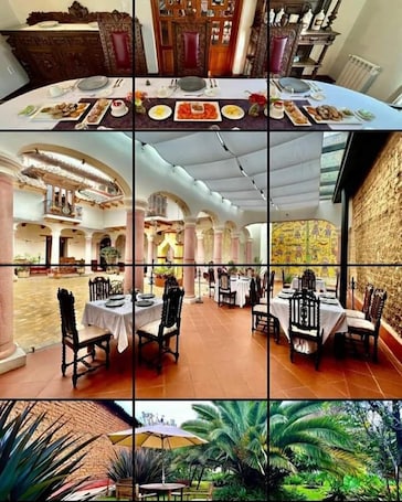 Breakfast served . Hotel Casa de Familia de San Cristobal