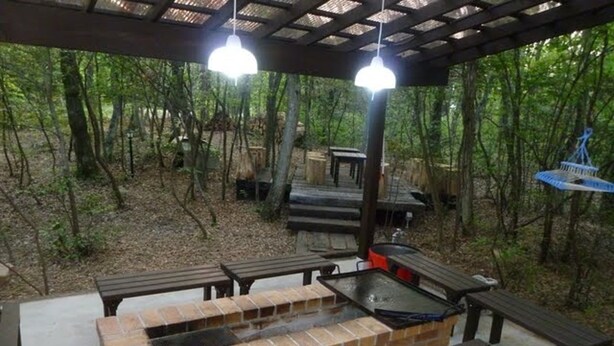 BBQ/picnic area - Heart Land Hills Fairy tale house (Shika)