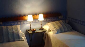 2 makuuhuonetta, vuodevaatteet