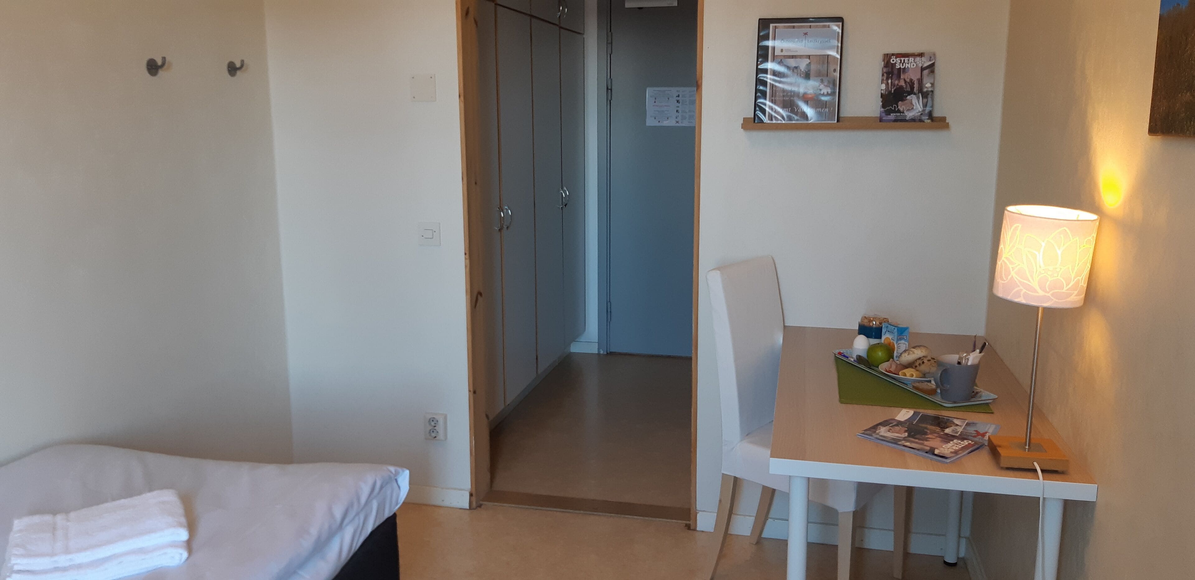 Enkelrum (Private bathroom) | Skrivbord, mörkläggningsgardiner, strykjärn/strykbräda och gratis wi-fi