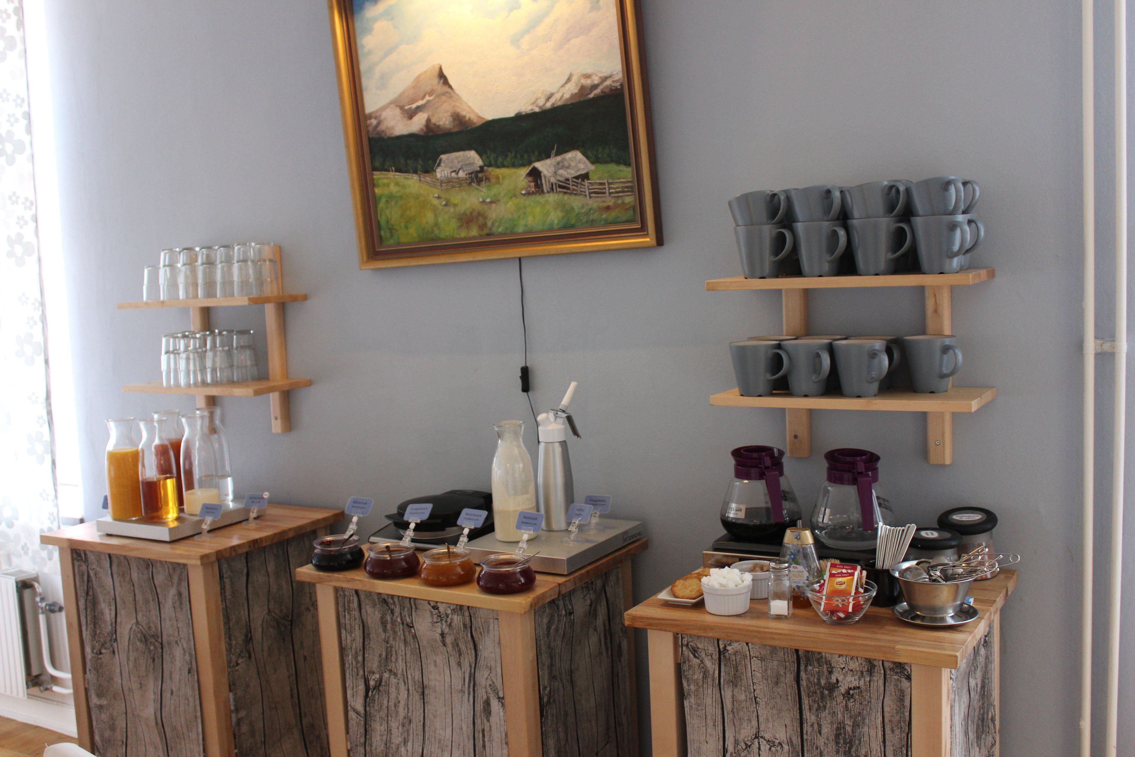 每日供应欧陆式早餐（每人 SEK 95）