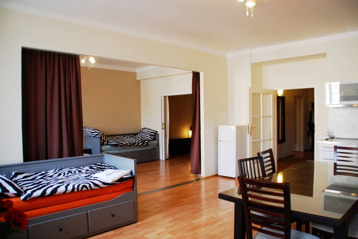 Superior Apartment, Multiple Beds, City View | In-room safe, iron/ironing board, free WiFi, bed sheets