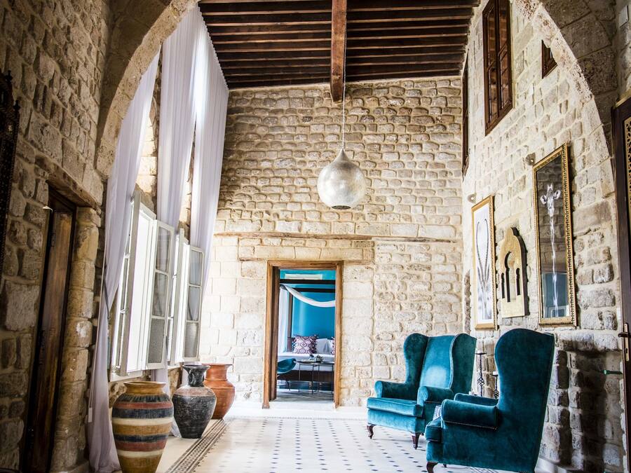 Siddeområde i lobbyen