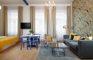 Living area - City Nest Apartments by Adrez Living (Prague)