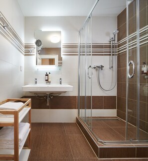 Superior Studio, Non Smoking | Bathroom | Shower, free toiletries, hair dryer, towels - City Nest Apartments by Adrez Living (Prague)