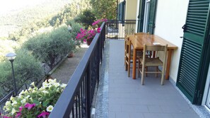 Double Room, Shared Bathroom, Sea View | Balcony view
