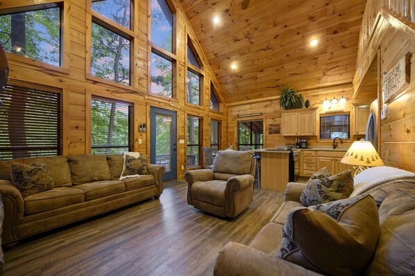 TV connectée, cheminée