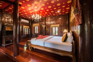 Traditional Thai House River View | Free minibar items, individually decorated, individually furnished, desk