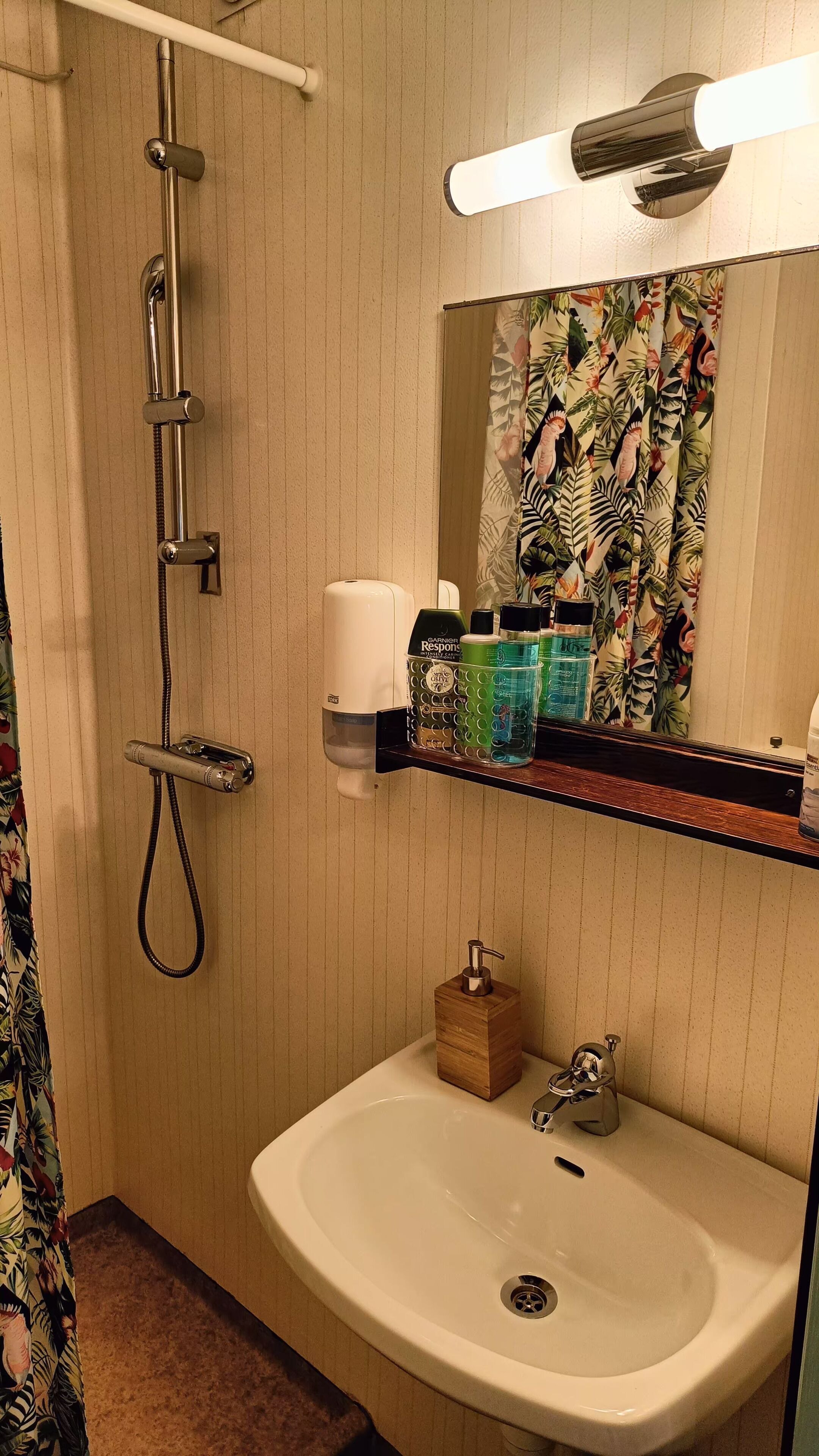 standard double room | bathroom | shower, towels