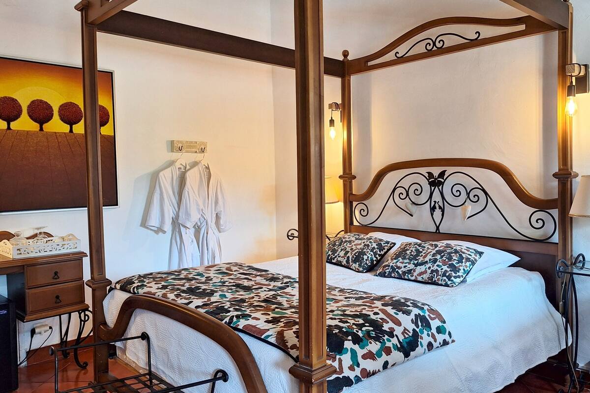 Honeymoon Double Room, 1 Queen Bed, Non Smoking, Pool View | Minibar, blackout curtains, soundproofing