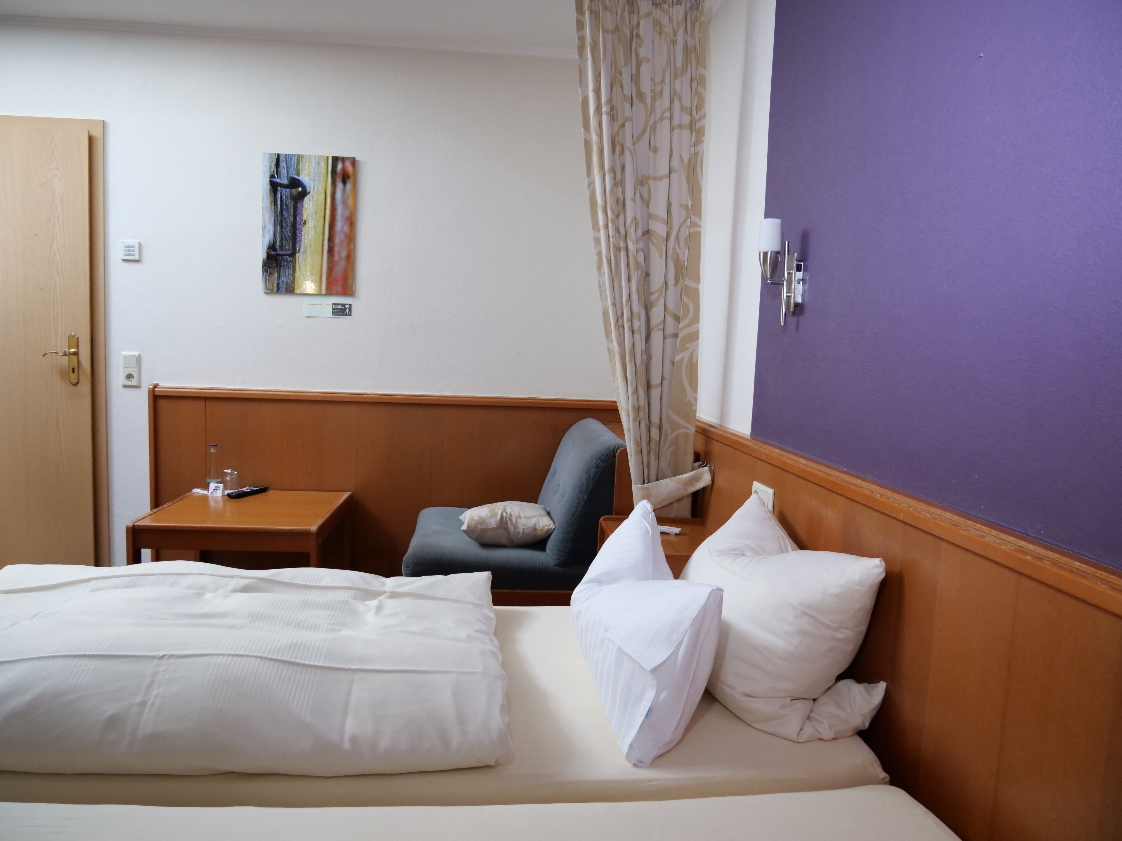 basic double room, garden view | desk, blackout curtains, free cots/infant beds, free wifi