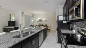 Family Townhome, Private Pool, Garden Area | Shared kitchen