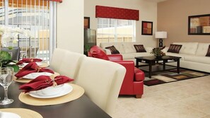 Lounge - Grhcup8964 - Paradise Palms Resort - 4 Bed 3 Baths Townhouse (Kissimmee)