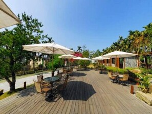 Voorkant van accommodatie