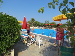 Alberca al aire libre por temporada 