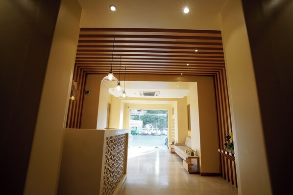 Interior entrance