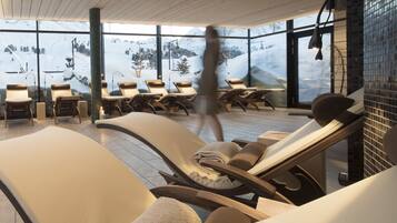 Sauna, steam room, massages