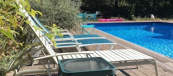 5 sovrum privat familj komma bort med uppvärmd pool