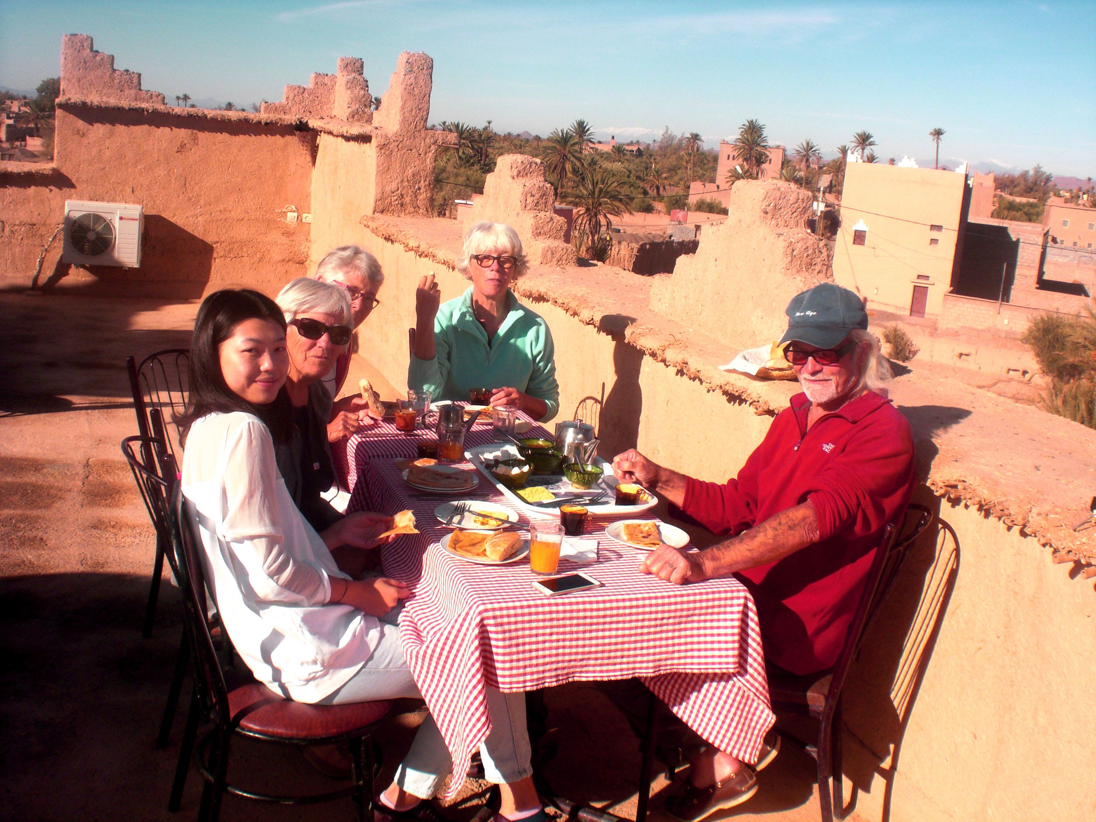 Breakfast, lunch, dinner served; local cuisine 