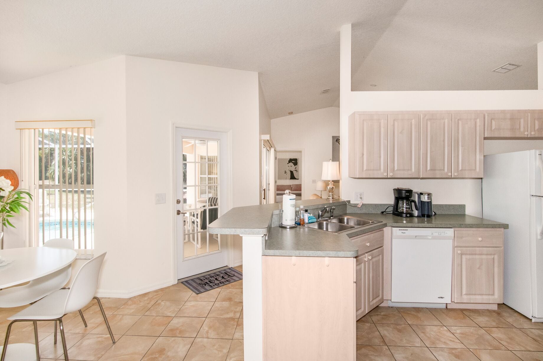 Spiseområde på rommet