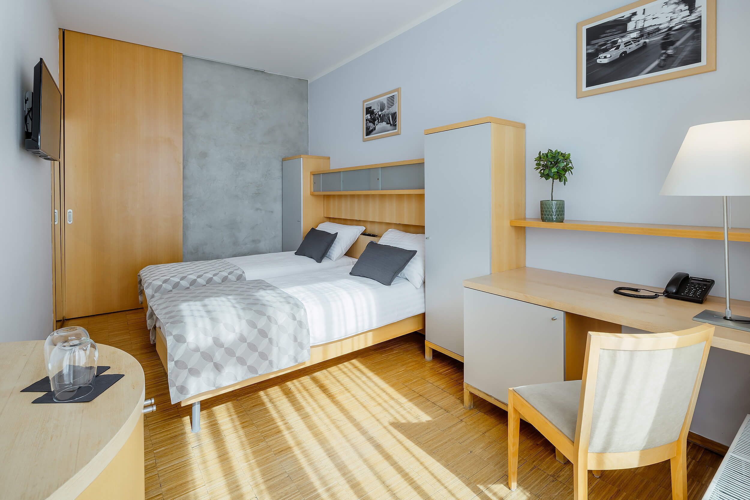 Standard Twin Room | In-room safe, blackout drapes, iron/ironing board (on request)