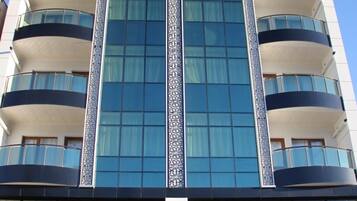 Voorkant van accommodatie