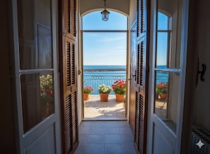 Apartment, 2 Bedrooms, Terrace, Sea View | Iron/ironing board - Aria di Mare (Imperia)