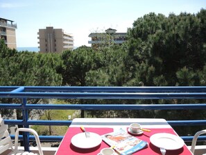 Appartement, 1 chambre, balcon | Balcon