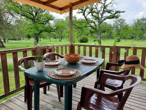 Comfort mobile home for 4/6 people | Terrace/patio - Camping de l'Île (Bannay)