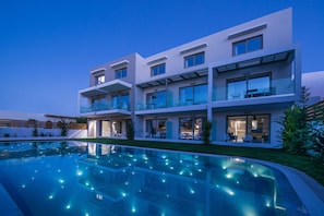 Front of property - evening/night