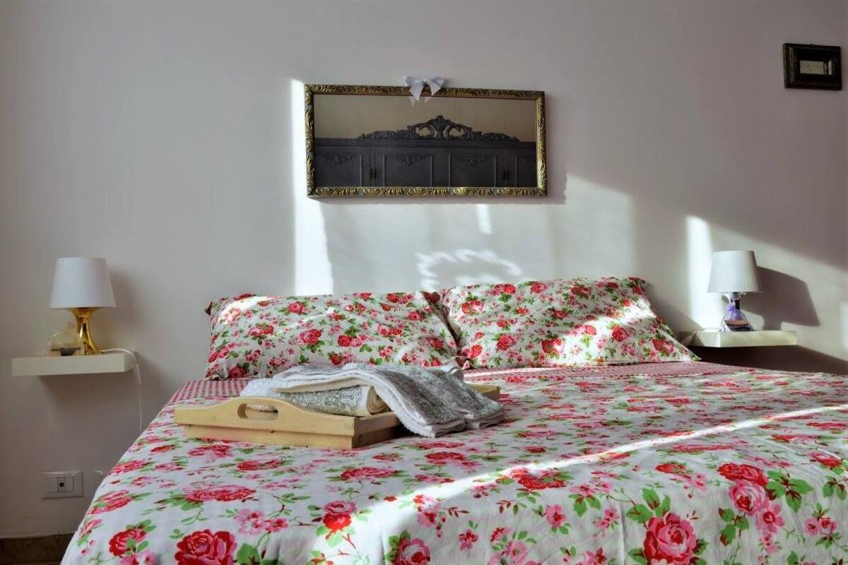 Quadruple Room, Shared Bathroom | Desk, iron/ironing board (on request), WiFi (free), bed sheets
