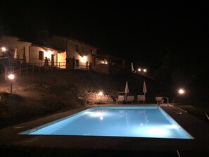 Außenpool, Liegestühle