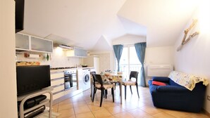 Apartment, 1 Bedroom, Balcony | Living area - Da Alessia - Near Chiesa di Santo Stefano (Riva Ligure)
