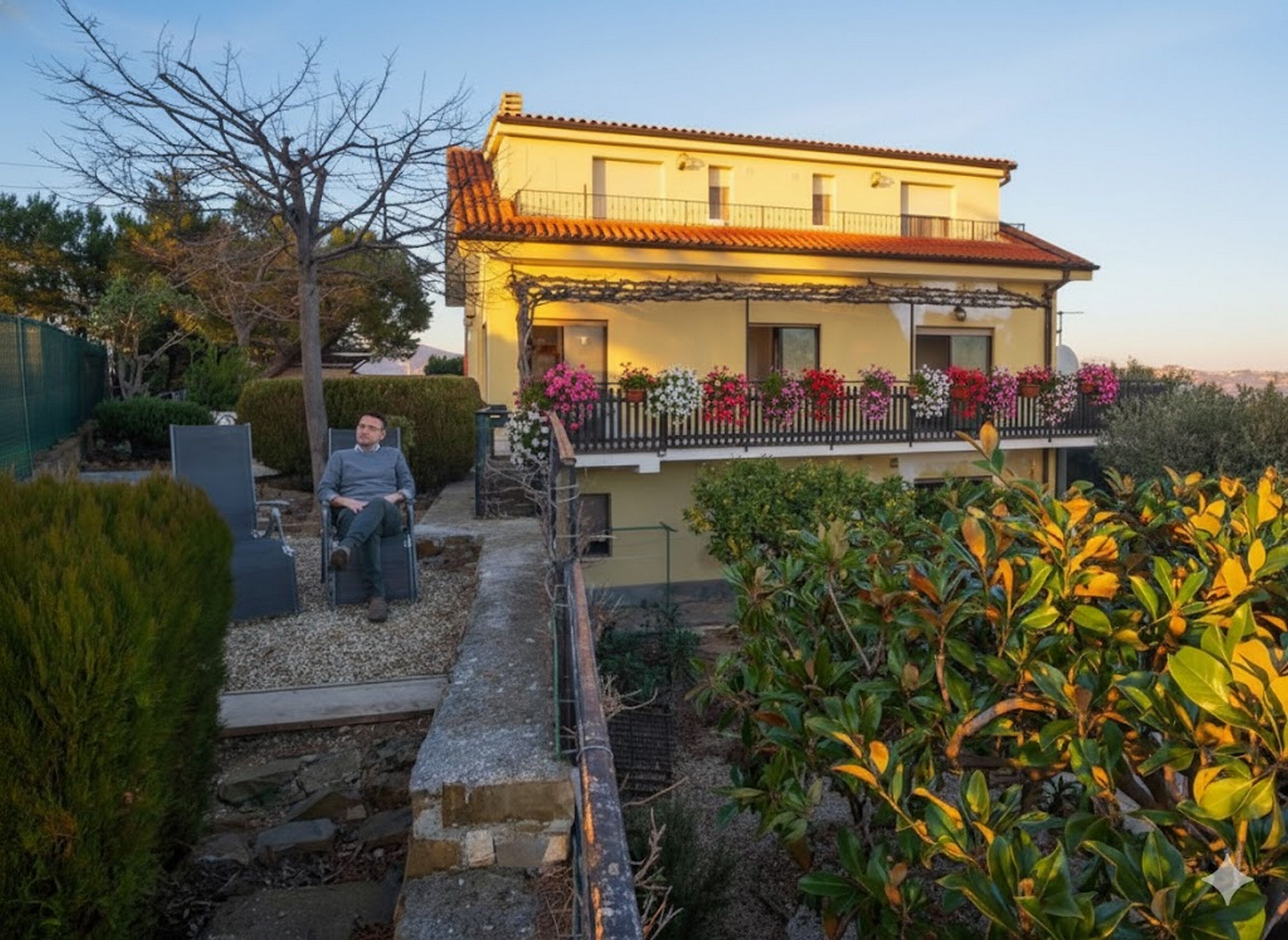 Fassade der Unterkunft