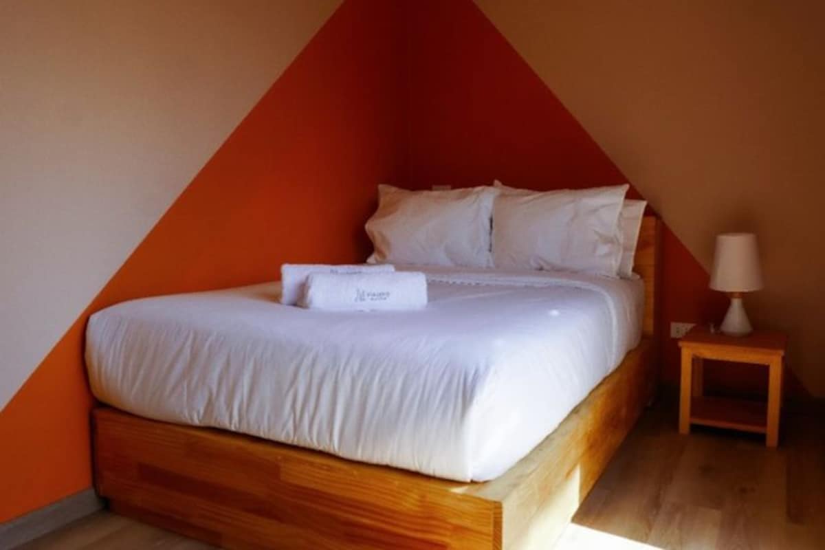 Cabin, 1 Double Bed, Shared Bathroom