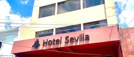 Façade de l’hébergement