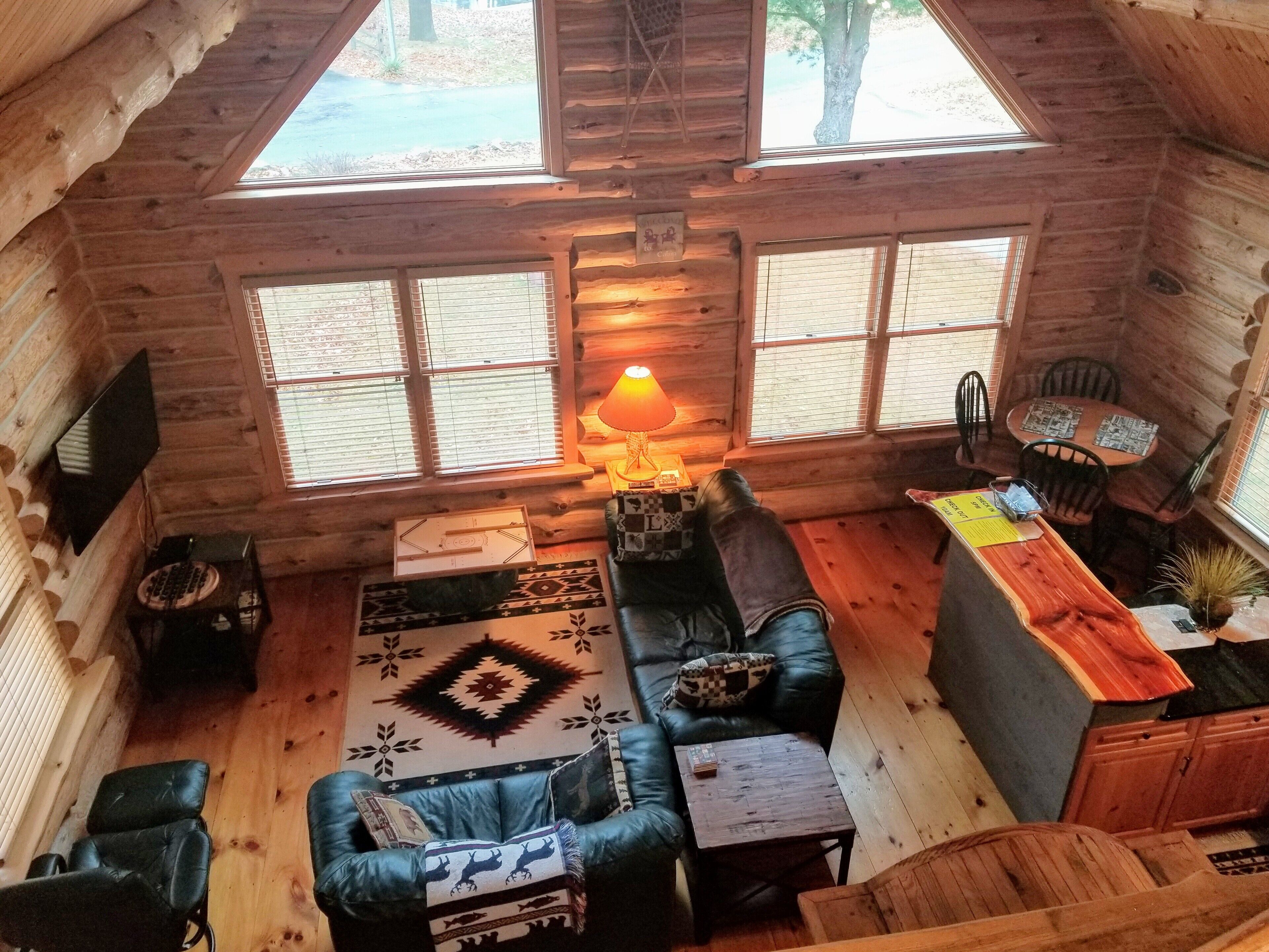 TV, fireplace, DVD player