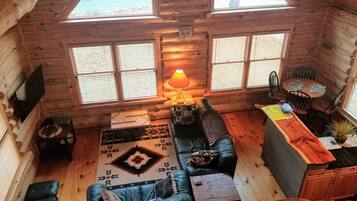 TV, fireplace, DVD player