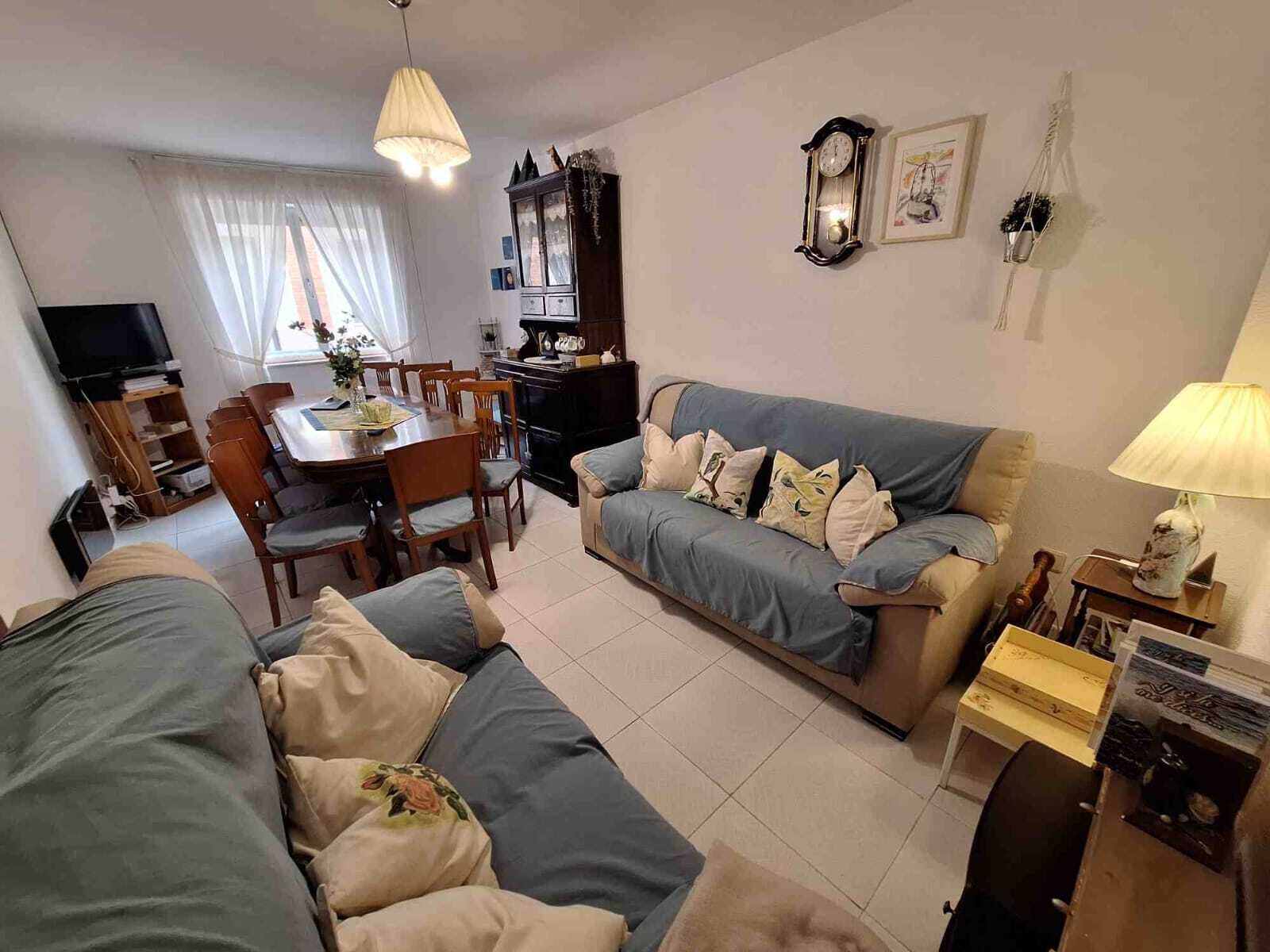 Una televisión, una chimenea, un reproductor de DVD, libros