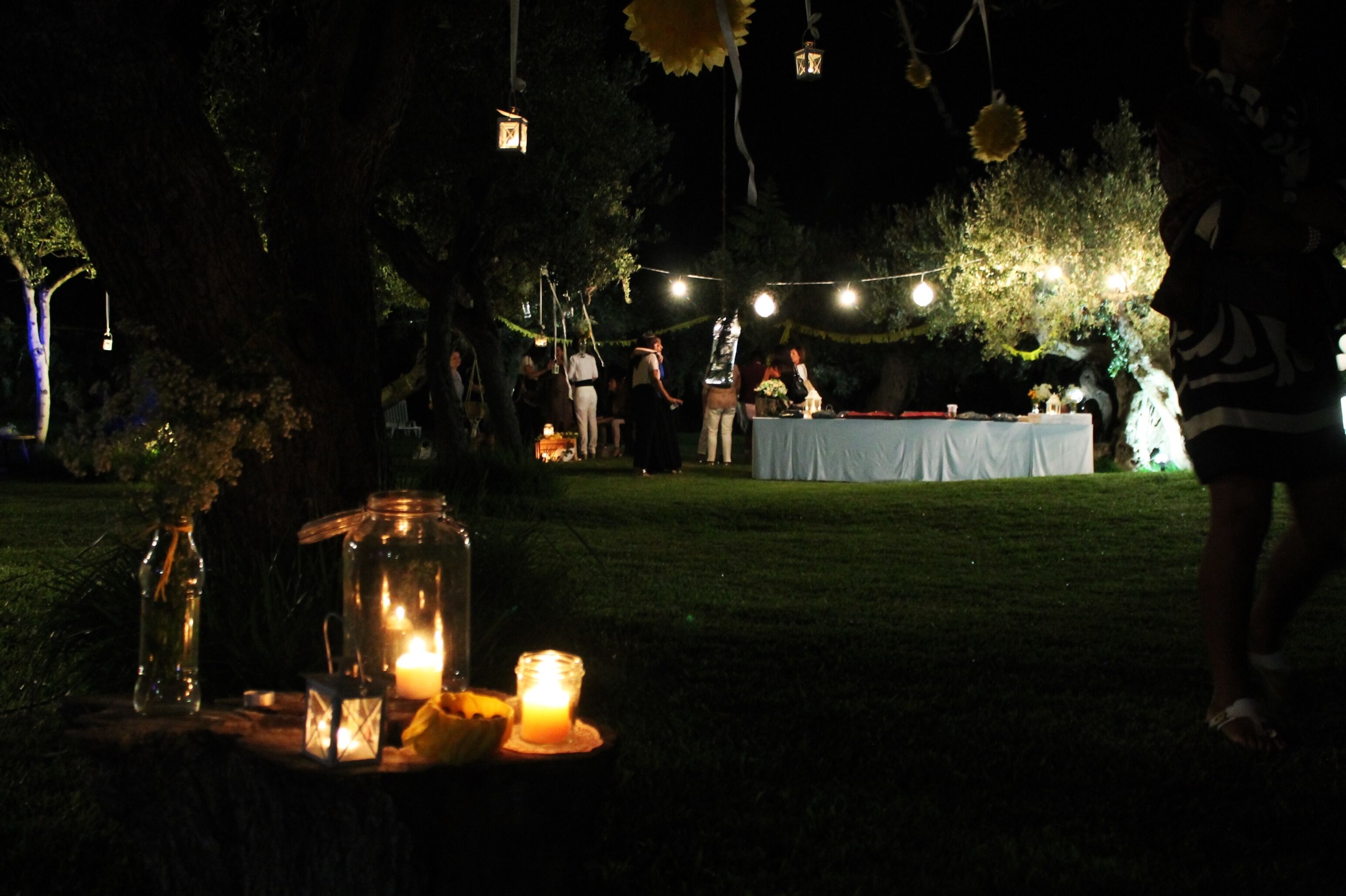 Aussenbereich für Bankette