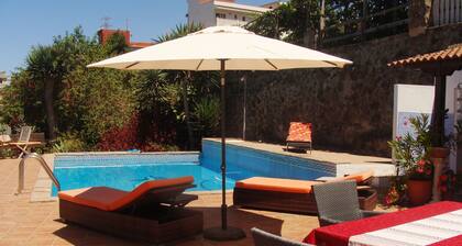 Historic Finca with sea and Teide views, private pool + barbecue, a gem