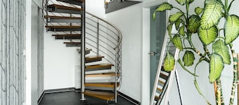Detached vacation home - luxury & nature with a view (sauna, fireplace, lounge couch)