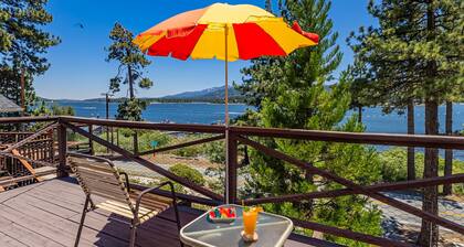 Big Bearin ainutlaatuisin sijainti! Upea näkymä, takka, selkä vuorelle