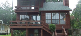 Your vacation home on the lake with its own private covered dock!