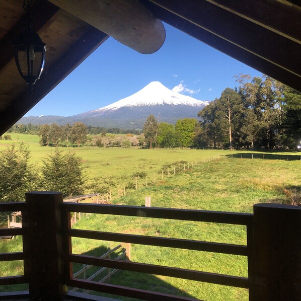 Cabaña estándar, varias camas, para no fumadores | Vista a la montaña