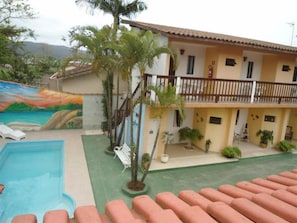 Property grounds - Pousada Sorocotuba (Guarujá)