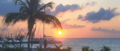 Sun loungers, beach towels