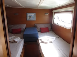 Double Room, 3 Bedrooms, Non Smoking (Sailing Boat) | Beach/ocean view - iCan Sailing Experience (Turneffe Islands)